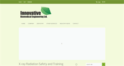 Desktop Screenshot of innovativebiomedical.com