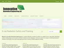 Tablet Screenshot of innovativebiomedical.com